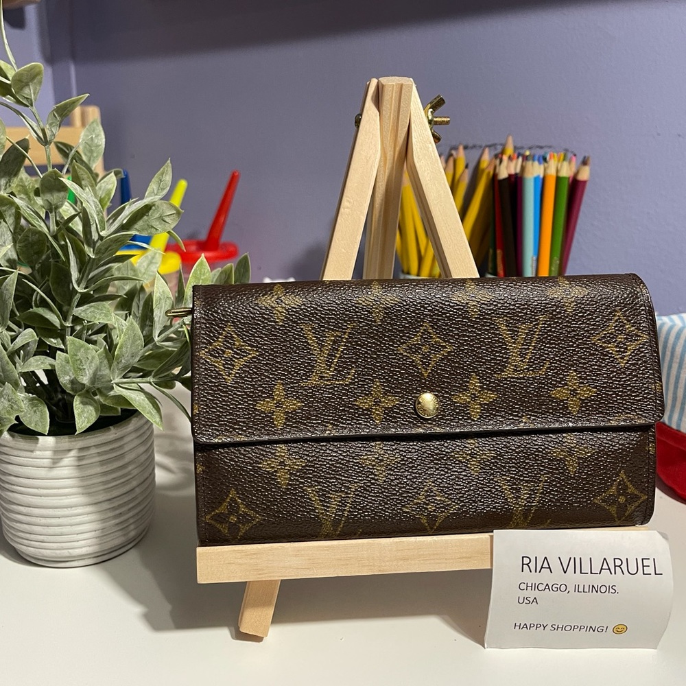 Preloved Authentic LV Monogram Long Wallet